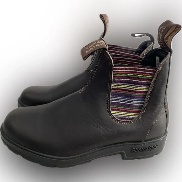 Blundstone 500  Chelsea Boot Multicolor Stripes - Size 6 AUS - Picture 2 of 11